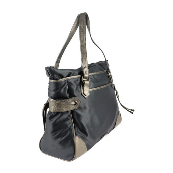 Burberry Nylon Gray Black Bag - Picture 1 of 9